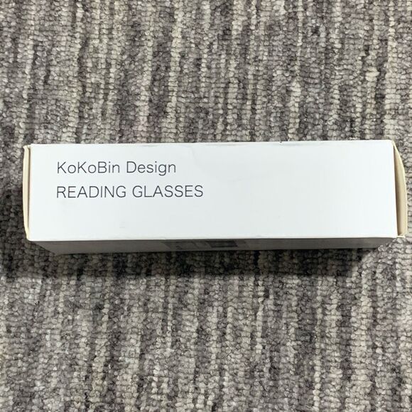Brand New Pair of 2 Kokobin Half Frame +1.50 Reading Glasses Gold And Black - Picture 4 of 5